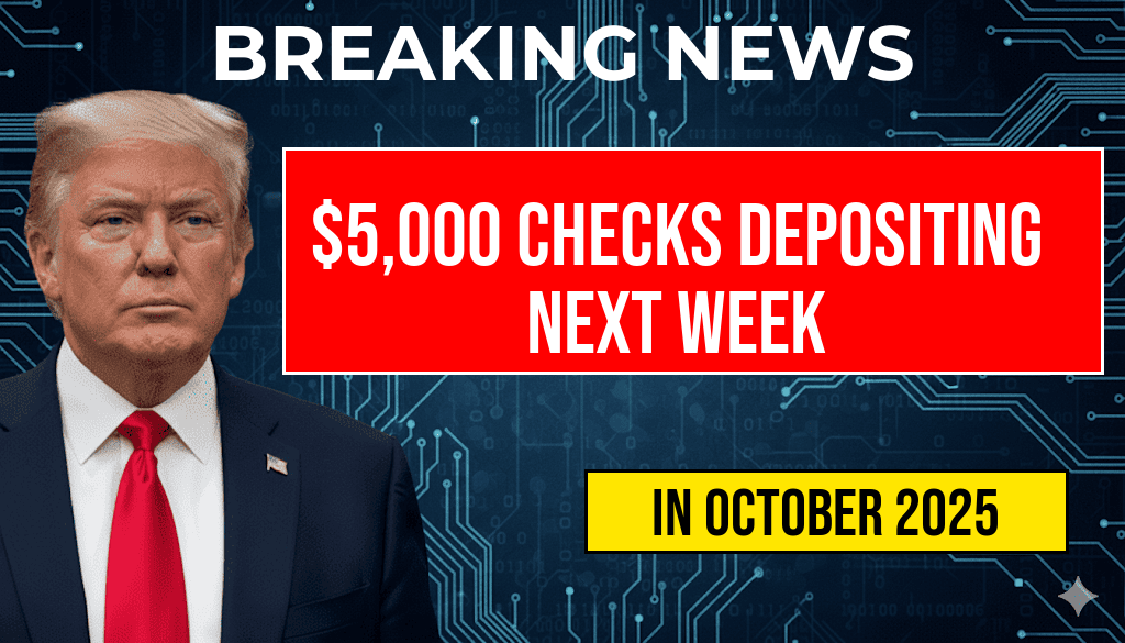 Five Thousand Dollar Checks Depositing into Bank Accounts Next Week for Selected Group