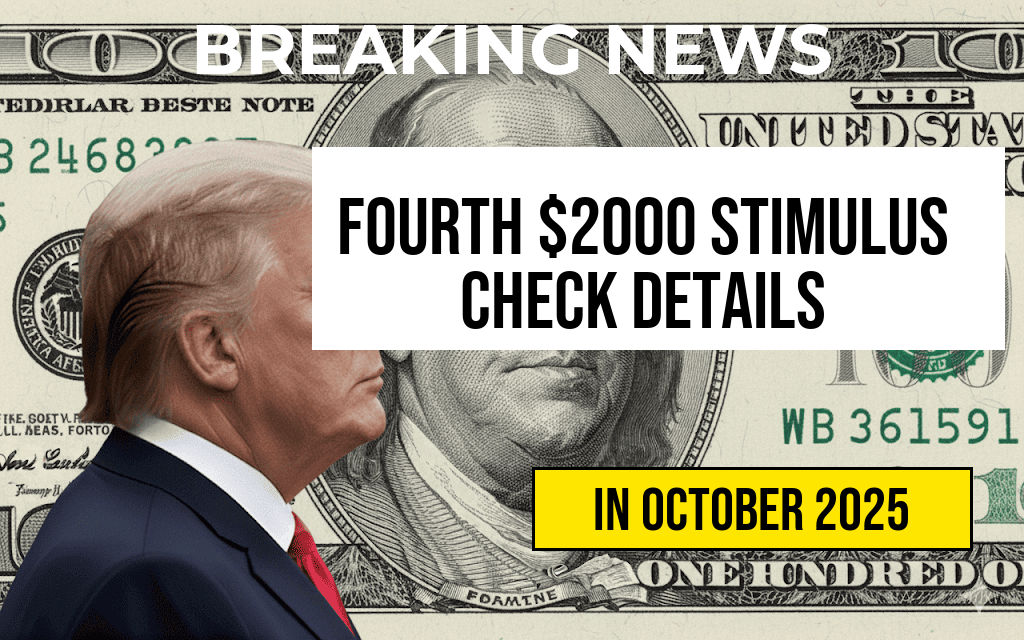 Fourth Stimulus Check of Two Thousand Dollars: Eligibility Details and Deposit Schedule