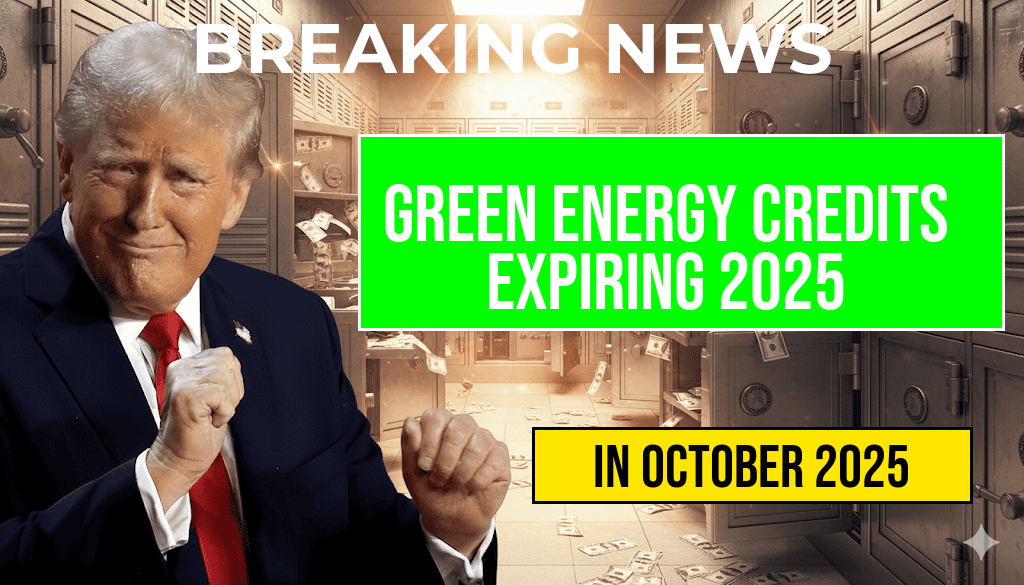 Green Energy Credits Expiring in 2025: What Homeowners Need to Know About Future Tax Benefits