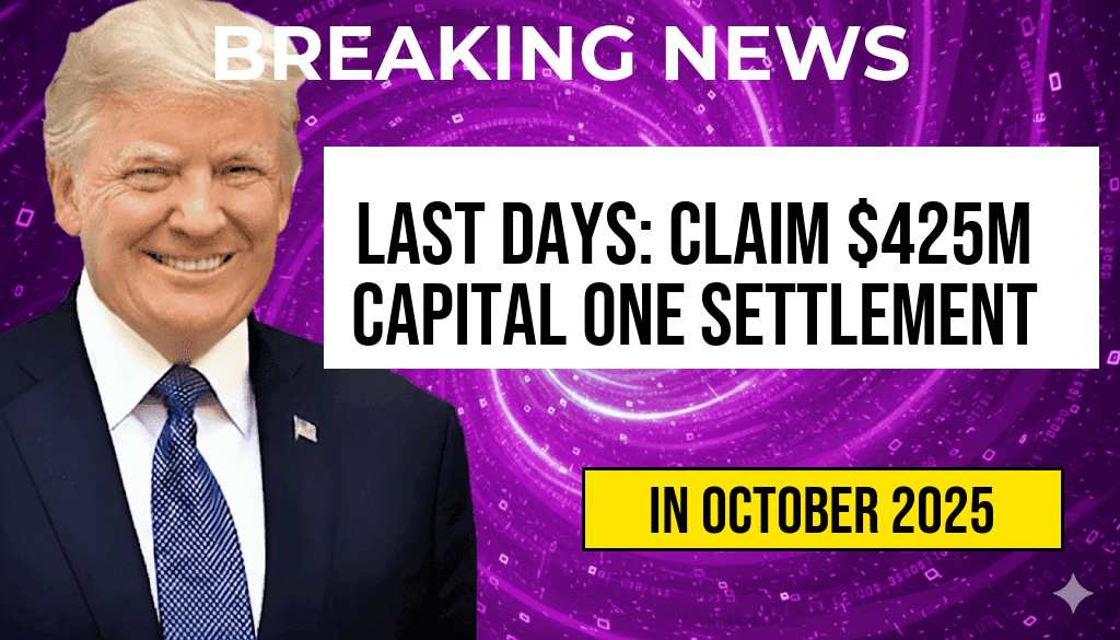 Nearly Gone: Final Days to Claim Your Share of the $425 Million Capital One Settlement — How to Apply