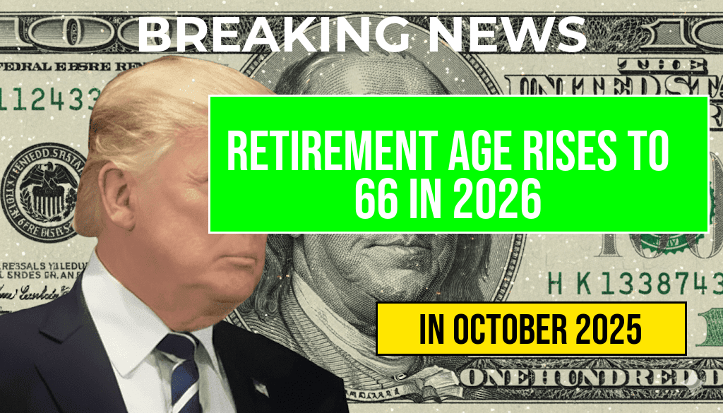 Retirement Age Set to Rise to 66 in 2026 as Social Security Adjusts Full Retirement Age