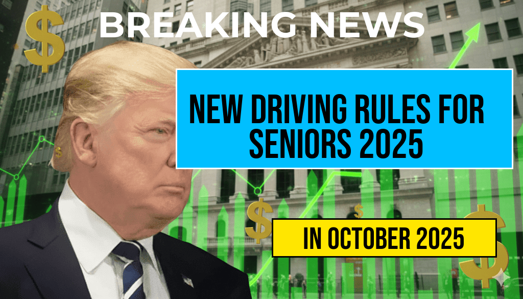 U.S. Implements New Driving License Requirements for Seniors Starting October 2025 — Key Updates for Drivers Aged 70 and Older