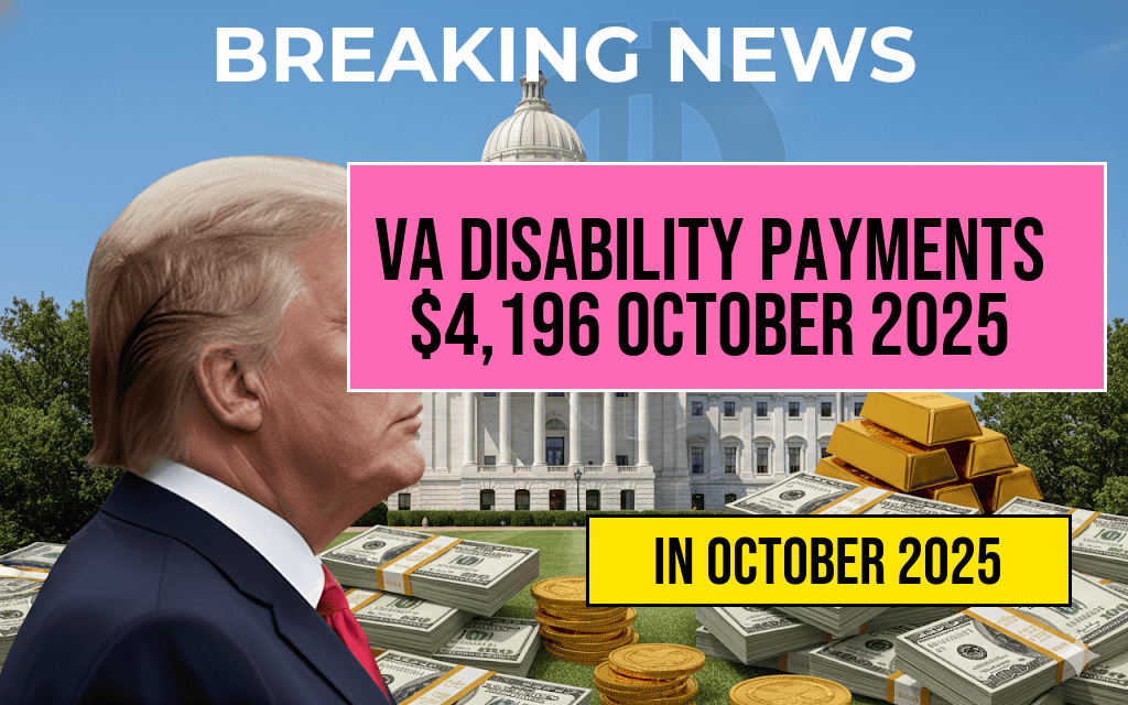 VA Disability Payments of $4,196 Scheduled for October 2025: Eligibility Criteria and Full Payment Schedule